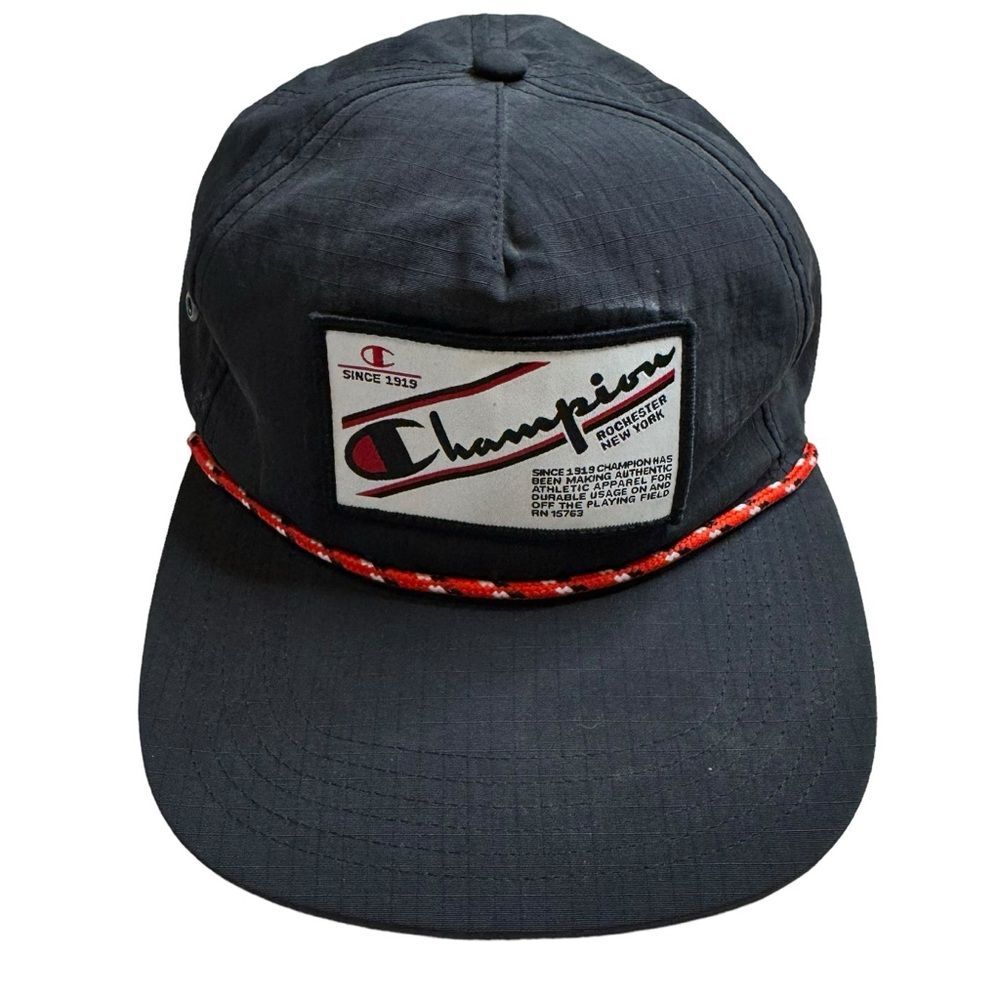 Champion Adjustable Patch Ripstop Snapback Baseba… - image 2